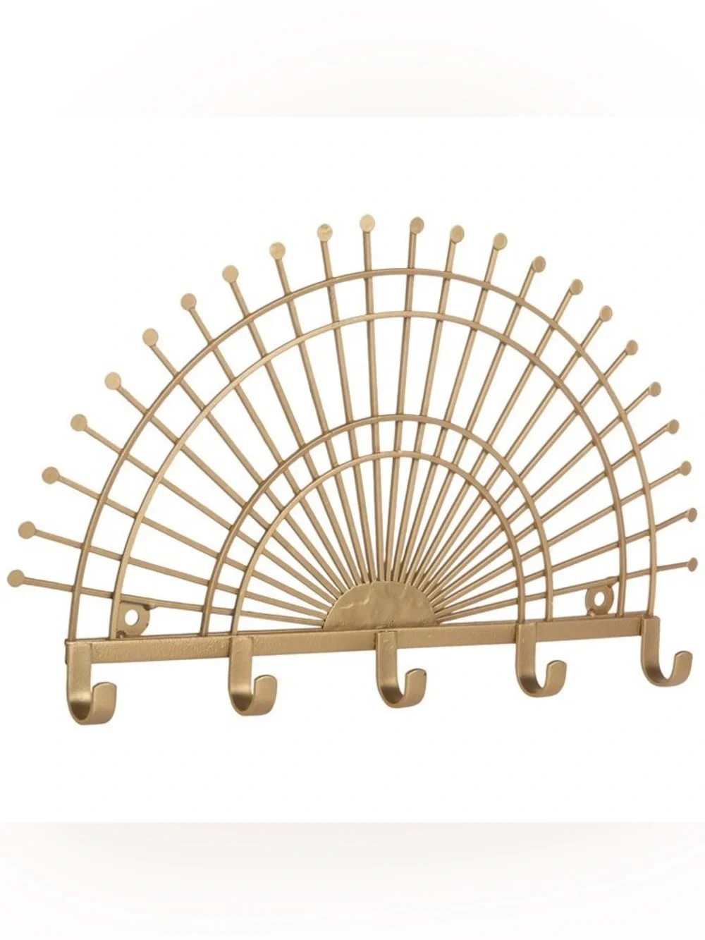Vintage Brass Decorative Wall Hanging Organizer for Keys, Accessories, ETC.